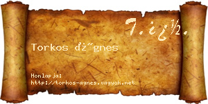 Torkos Ágnes névjegykártya
